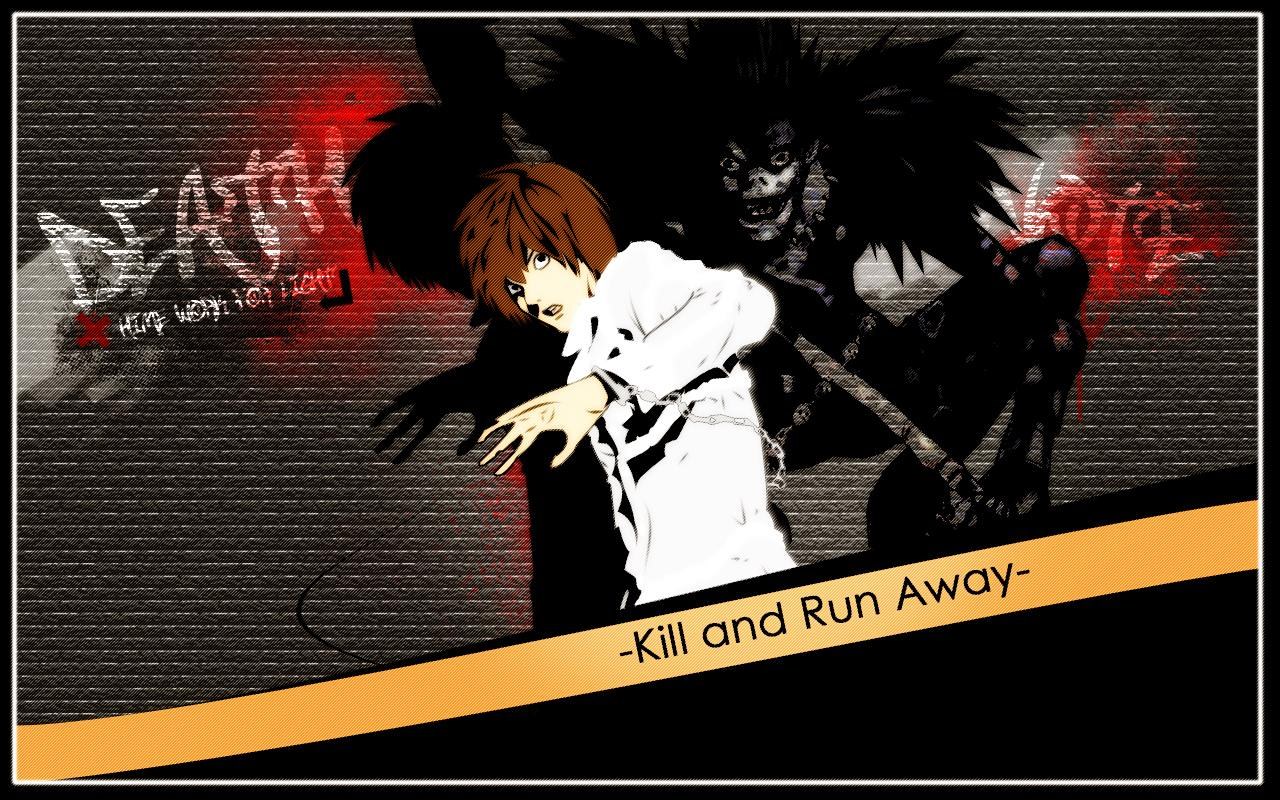 Death Note kill and run away