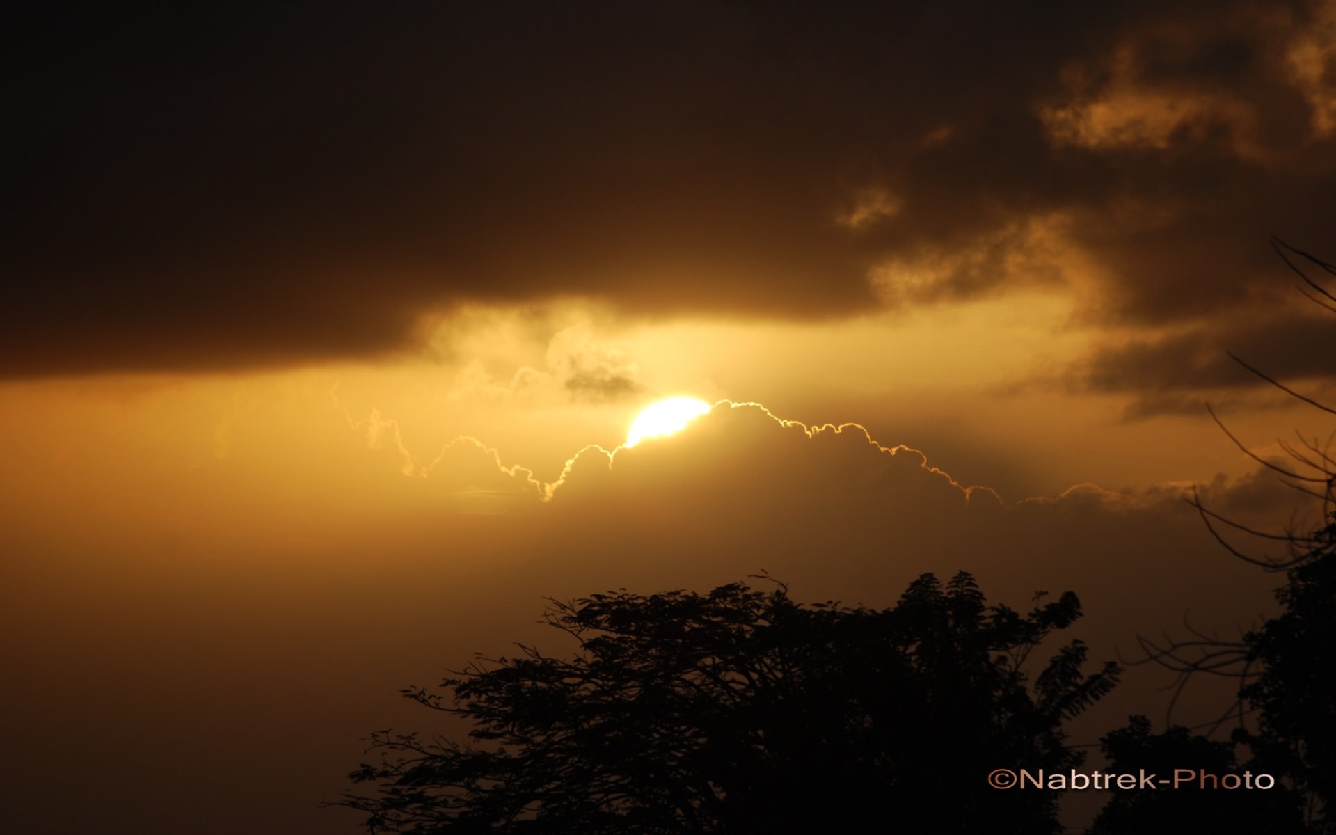 Ciel et Nuages Coucher Soleil Martinique