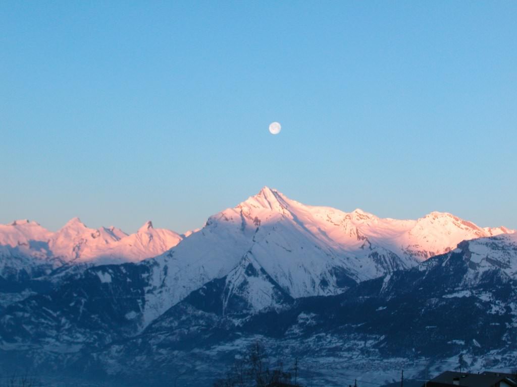 Montagnes Levé du jour