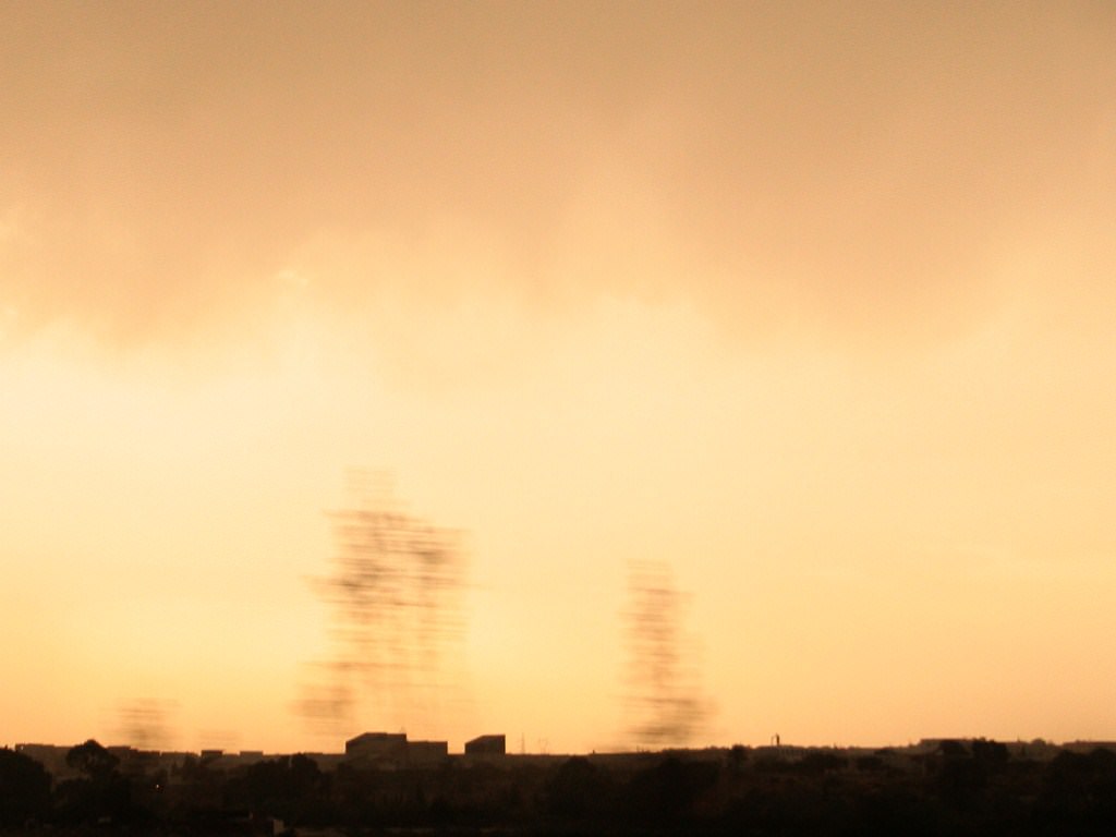 Ciel et Nuages lueur de couché de soleil