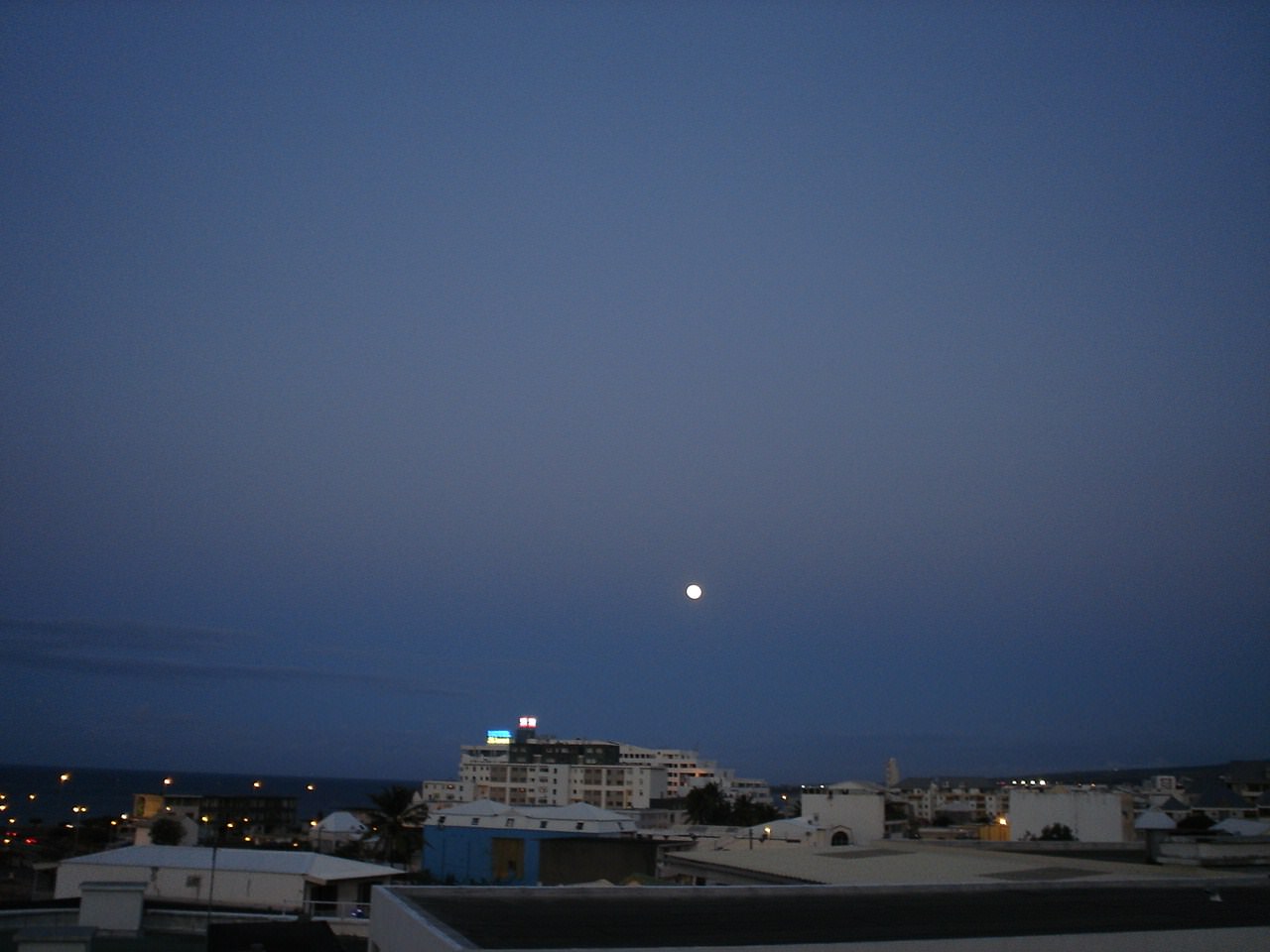 Ciel et Nuages pleine lune