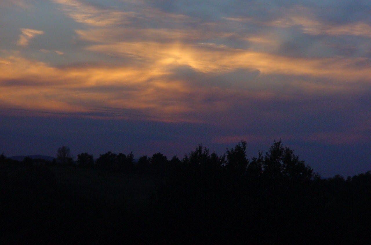 Ciel et Nuages coucher du roi