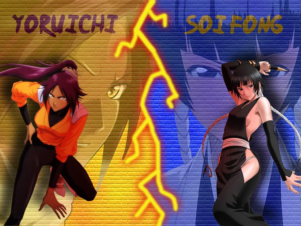 Bleach Yoruichi VS Soi fong