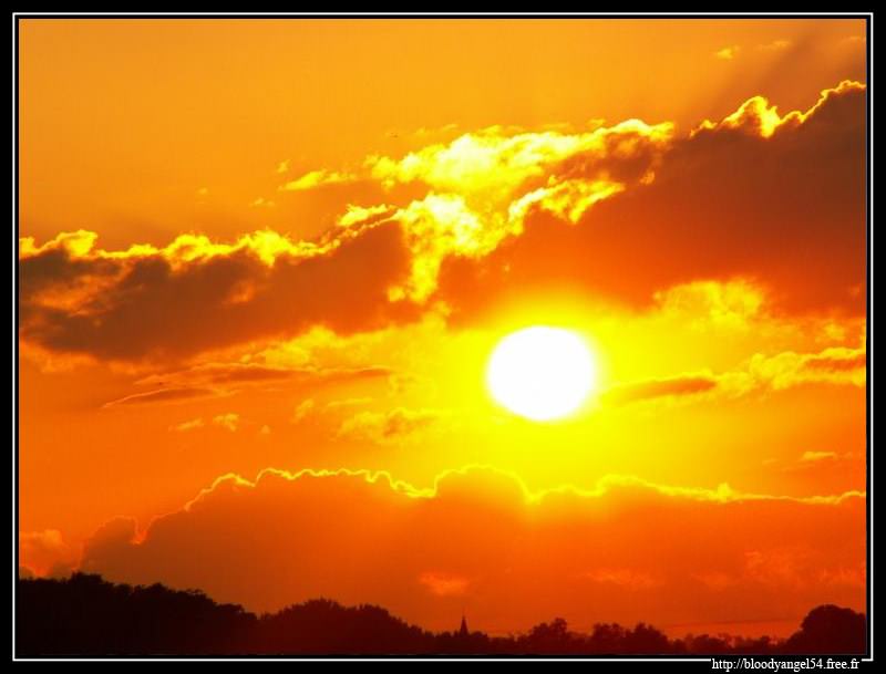 Couchers et levers de Soleil coucher de soleil