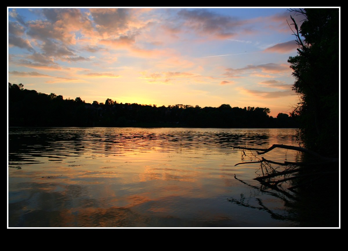 Couchers et levers de Soleil Seine du soir